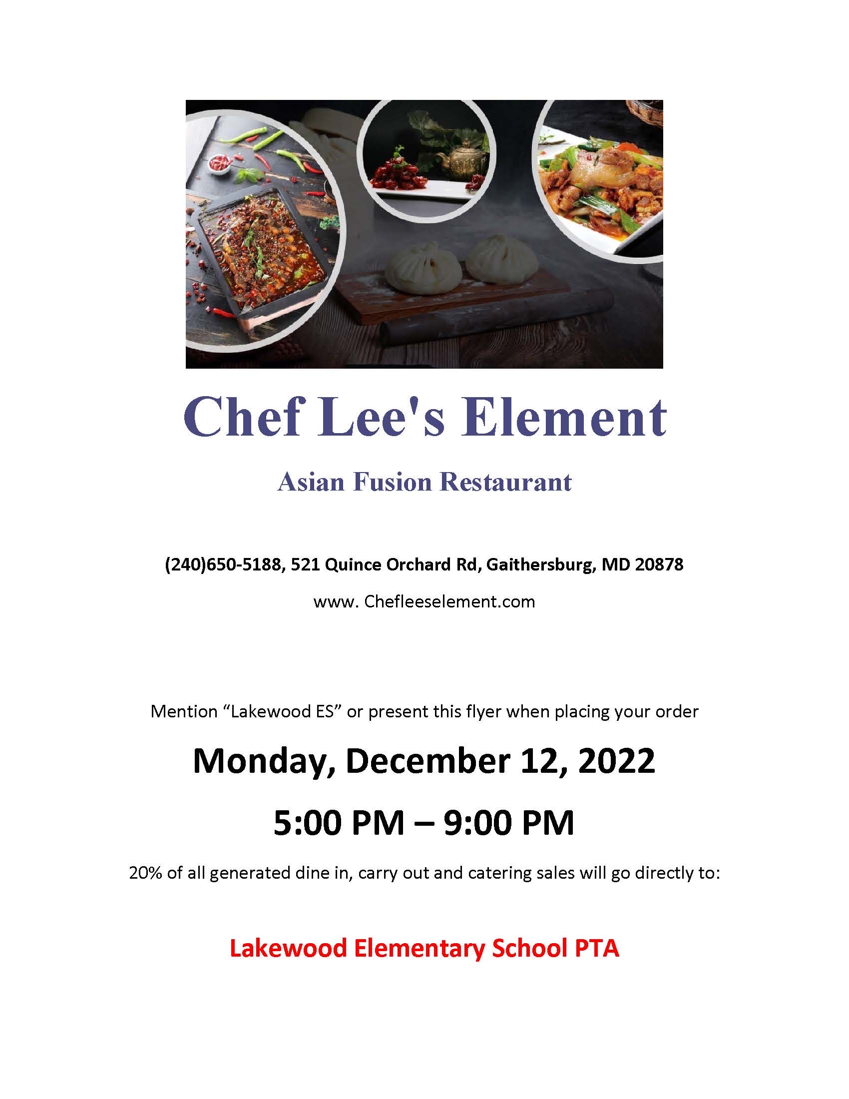 Chef Lee's Element | Lakewood ES