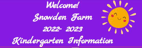 2022-2023 Kindergarten Orientation
