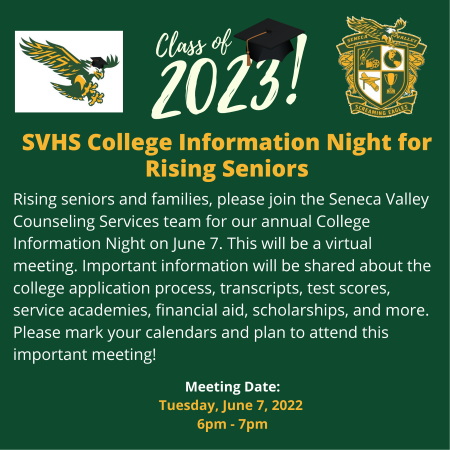 06-07-22 Rising Senior College Night Flyer