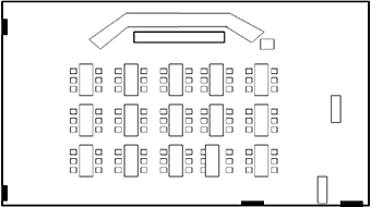 Auditorium layout 1 (small)