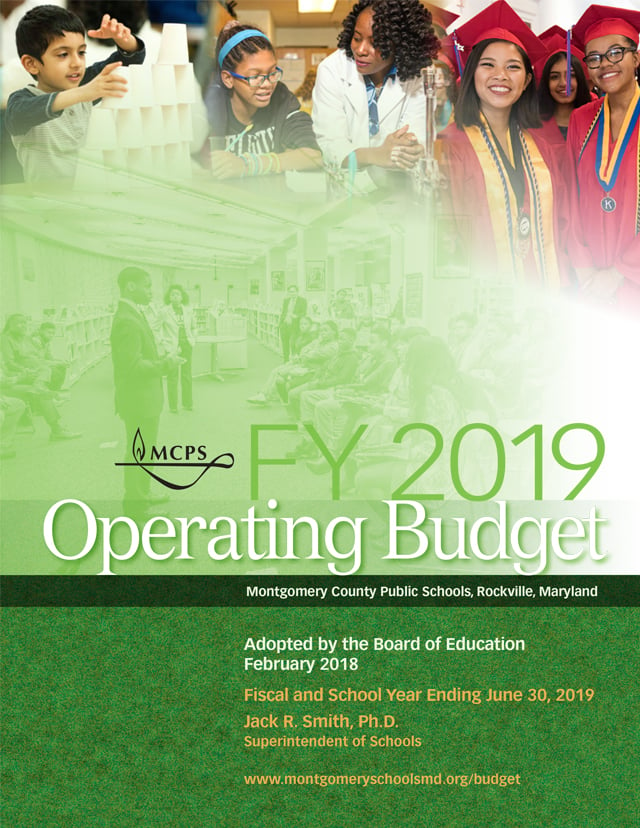 FY 2019 Board of Education Adopted Budget Feb. 26, 2018