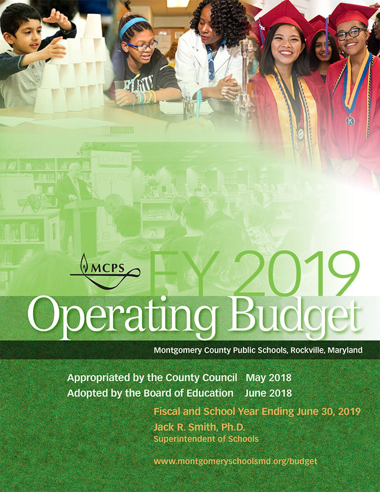 Final MCPS Operating Budget for Fiscal Year 2019