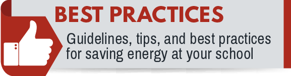 Click for energy conservation best practices