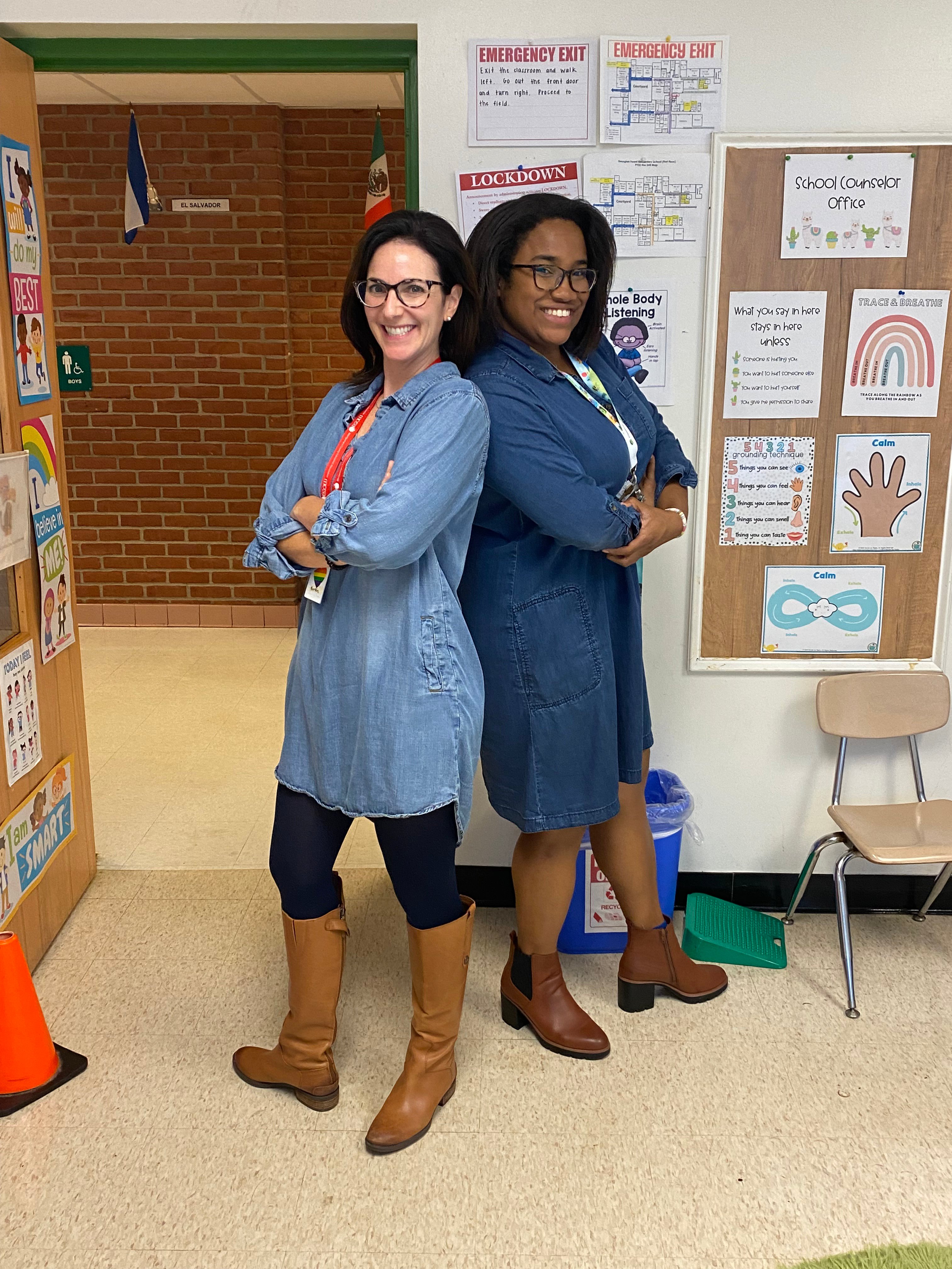 Our awesome counselors, Ms. Borkin and Ms. Joseph!