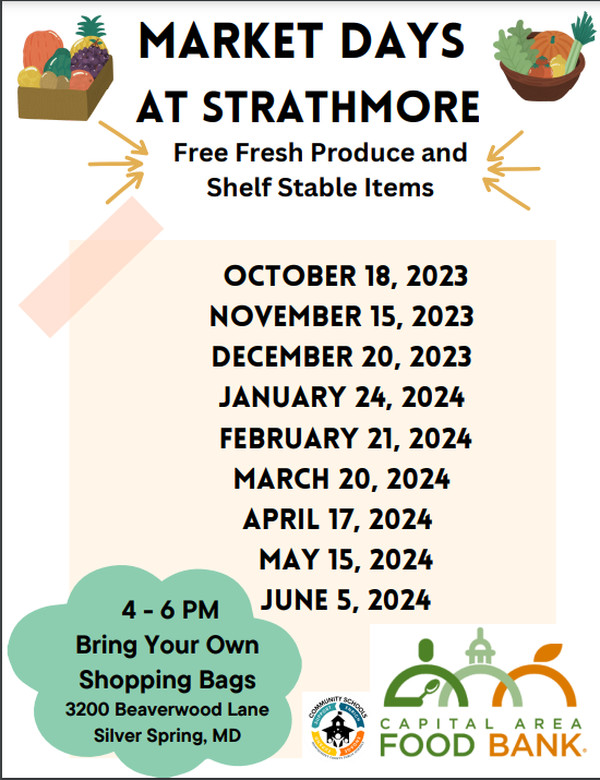 Strathmore Market flyer