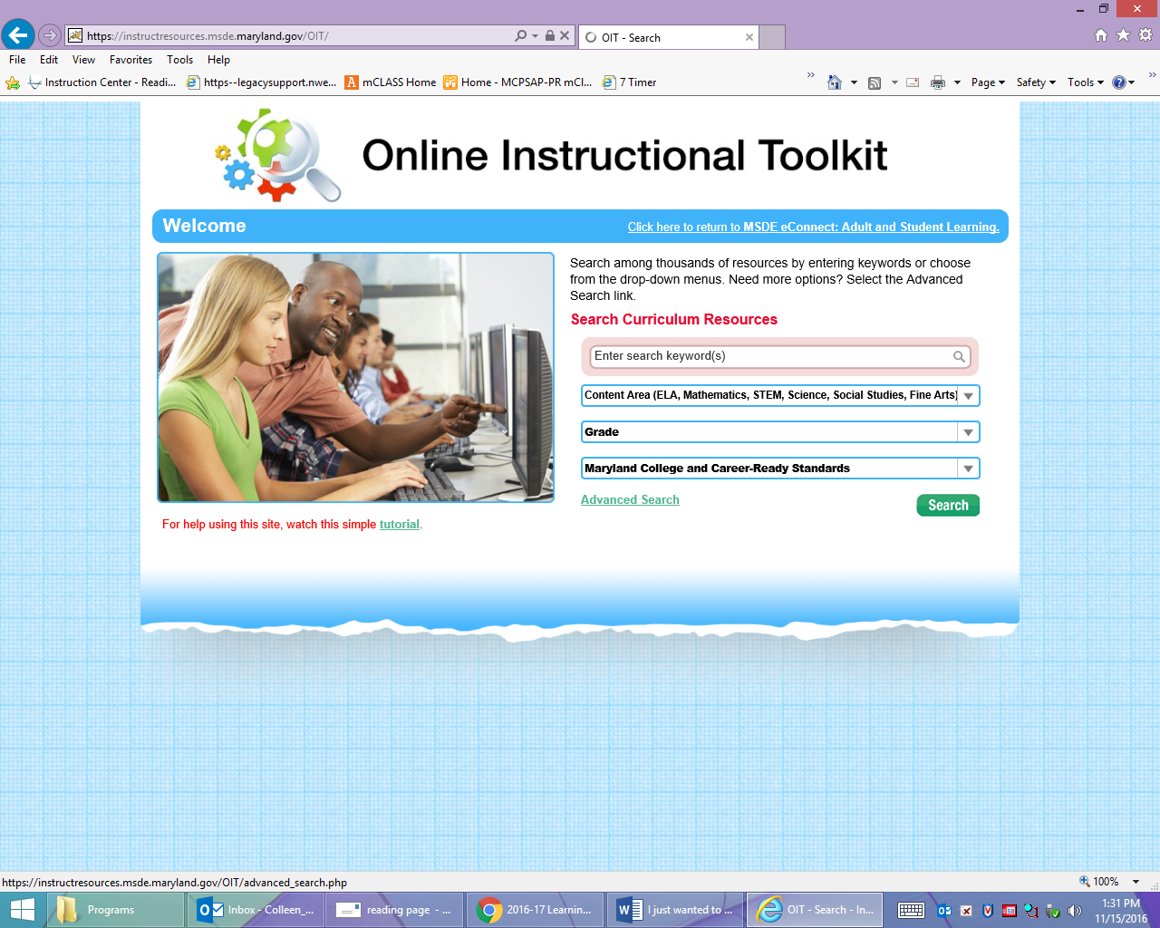 Online Instructional Toolikt
