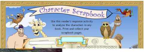 character scrapbook