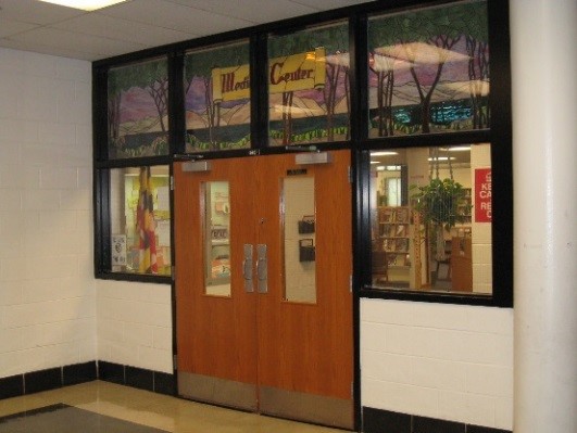 media center doors