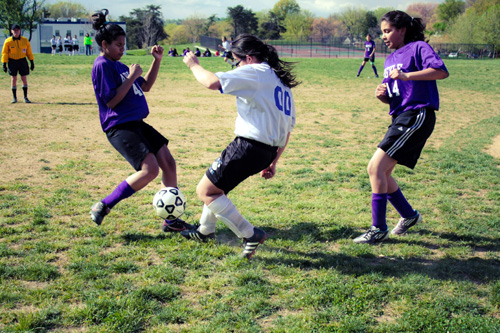Girls' Soccer Game