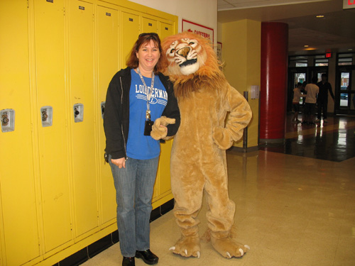 Ms. Soldavini and the LMS Lion