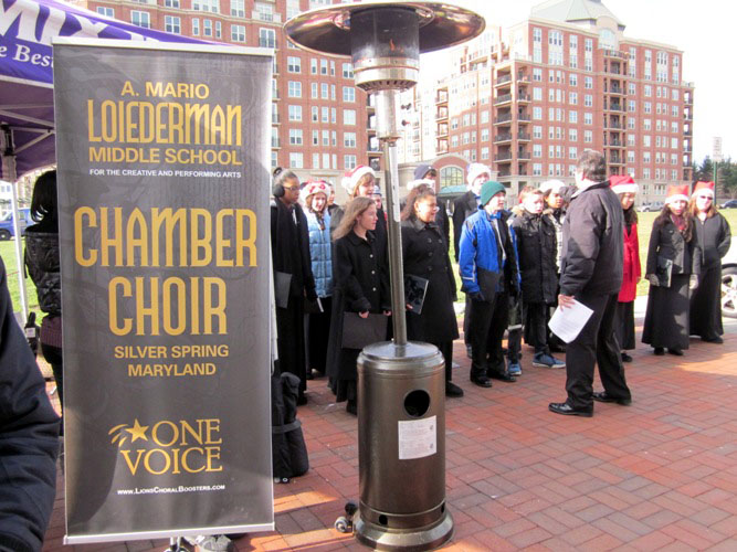 Chamber Choir performance on MIX 107.3